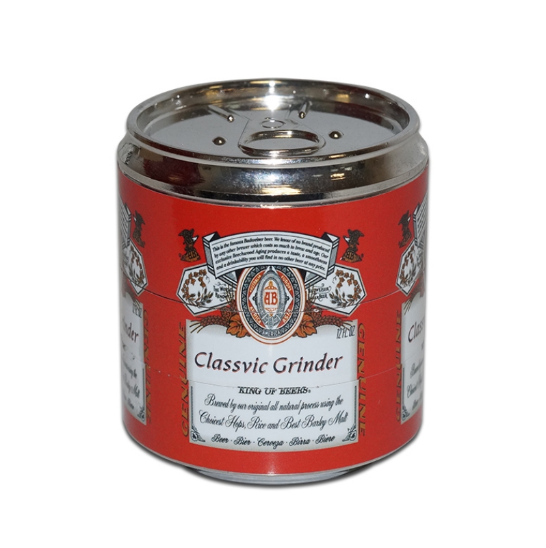 Grinder 4 Teile Lata Bebida 50 mm Rot