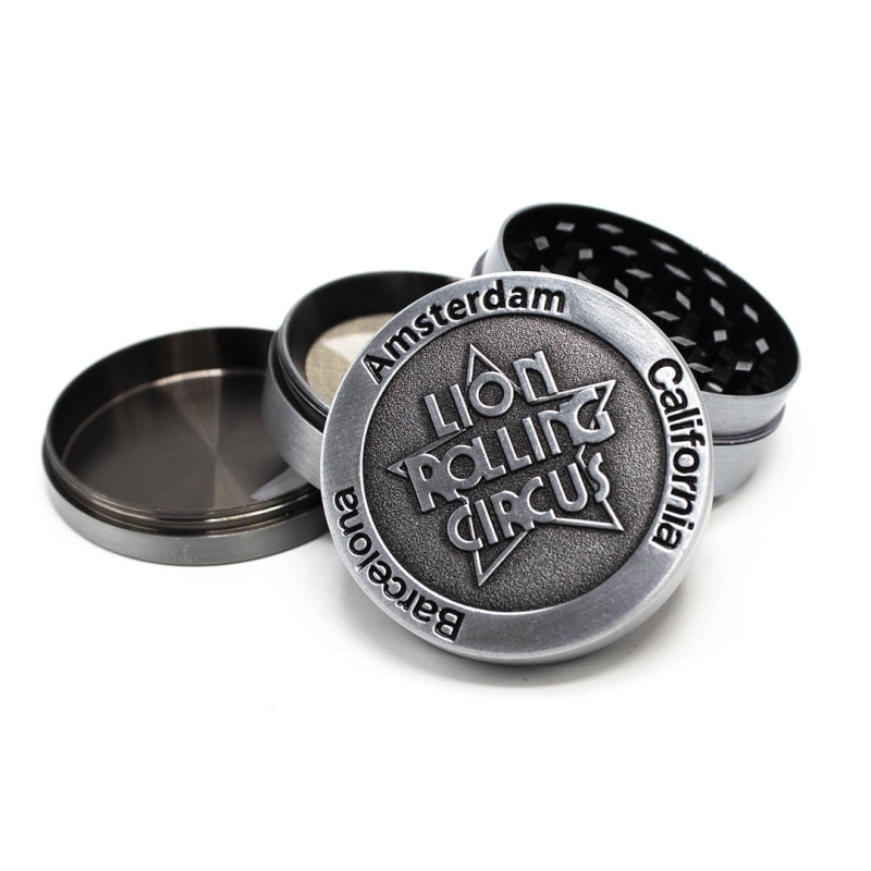 Lion Rolling Circus Grinder Metal 4 Partes (Display 12 Stück) 2 Lion Rolling Circus Grinder Metal 4 Partes (Display 12 Stück)