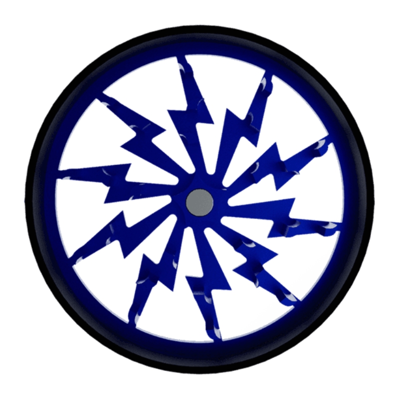 Pollinator-Grinder Thorinder Blau 8 Pollinator-Grinder Thorinder Blau