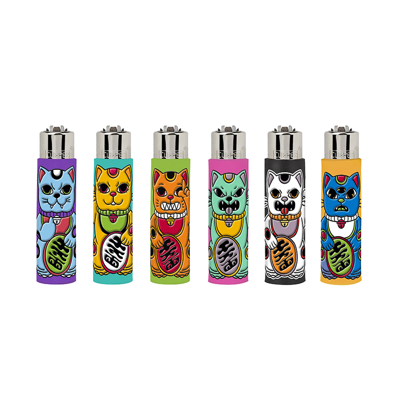 Mechero Clipper Classic Large Mean Cats (Display 30 Stück)
