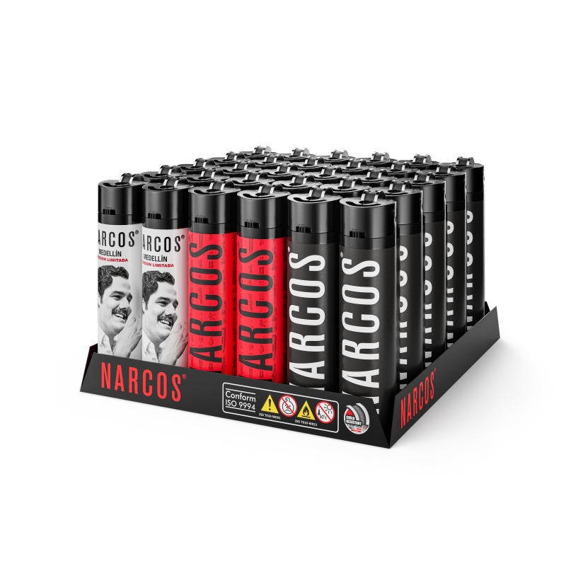 Mechero Narcos (Model 4983) (Display 30 Stück)