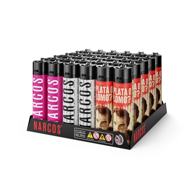 Mechero Narcos (Model 4984) (Display 30 Stück)