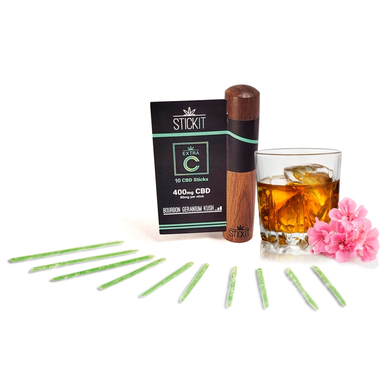 Stickit Bourbon Geranium Stick-Tube (10 Sticks)