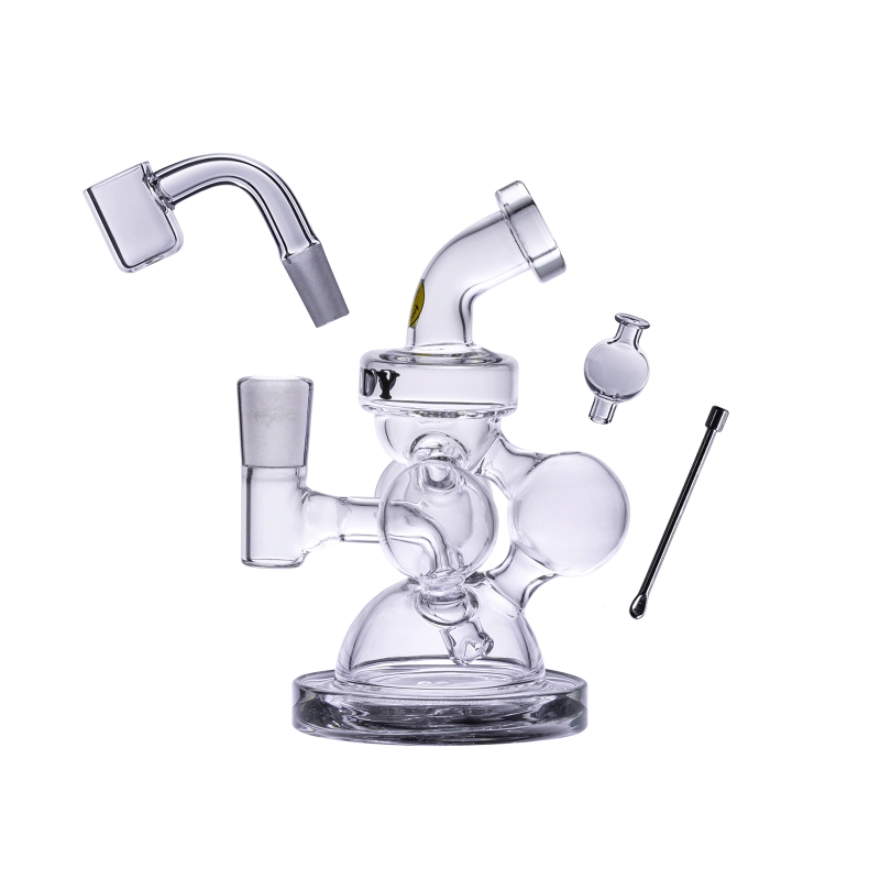 Goodyglass-Goody Atom Mini Rig Kit - Clear
