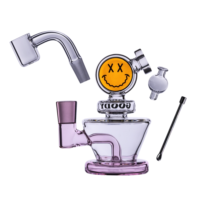 Goodyglass-Big Face Mini Rig Kit 4-Stück - Pink 3 Goodyglass-Big Face Mini Rig Kit 4-Stück - Pink