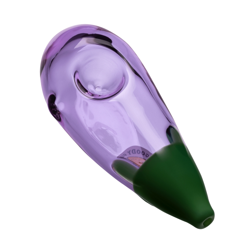 Goodyglass-Goody Eggplant Hand Pipe 2 Goodyglass-Goody Eggplant Hand Pipe