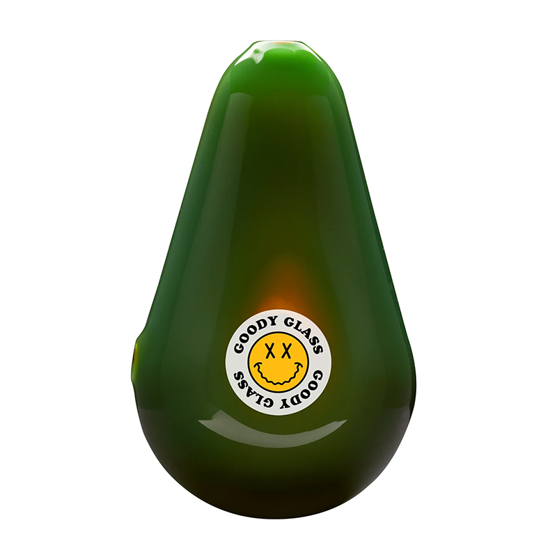 Goodyglass Goody Glass - Avocado Handpipe 3 Goodyglass Goody Glass - Avocado Handpipe