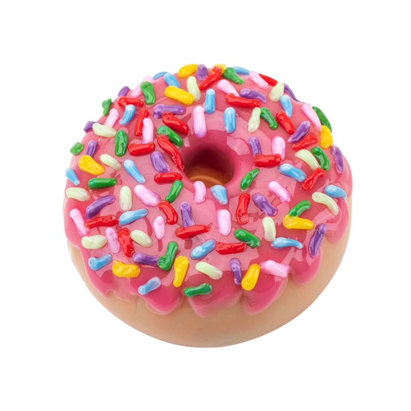 Empire Glassworks Dry-pipe - Pink Sprinkle Donut
