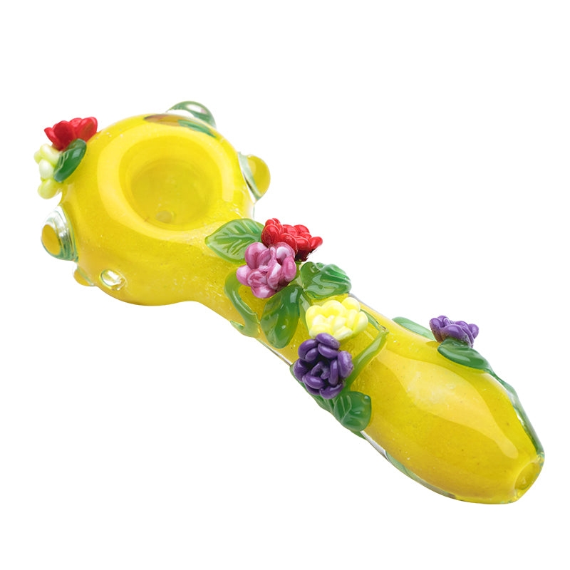 Empire Glassworks Pfeife - Spoon Pipe - Sunshine Garden - Pequena