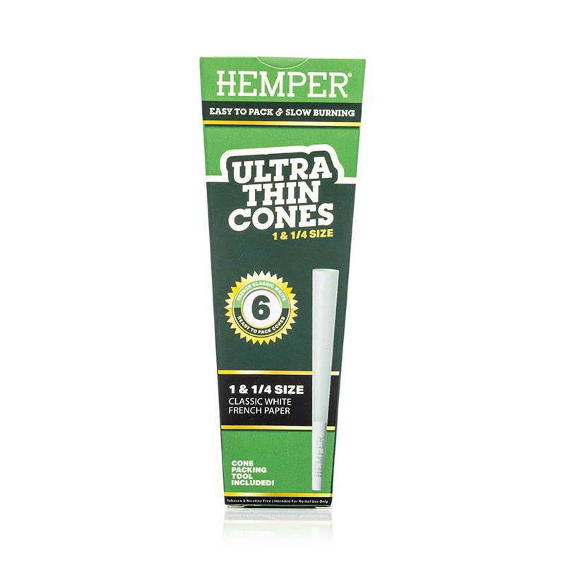 HEMPER - 84 mm Mites Classic White 6pk (Display 24 Stück)