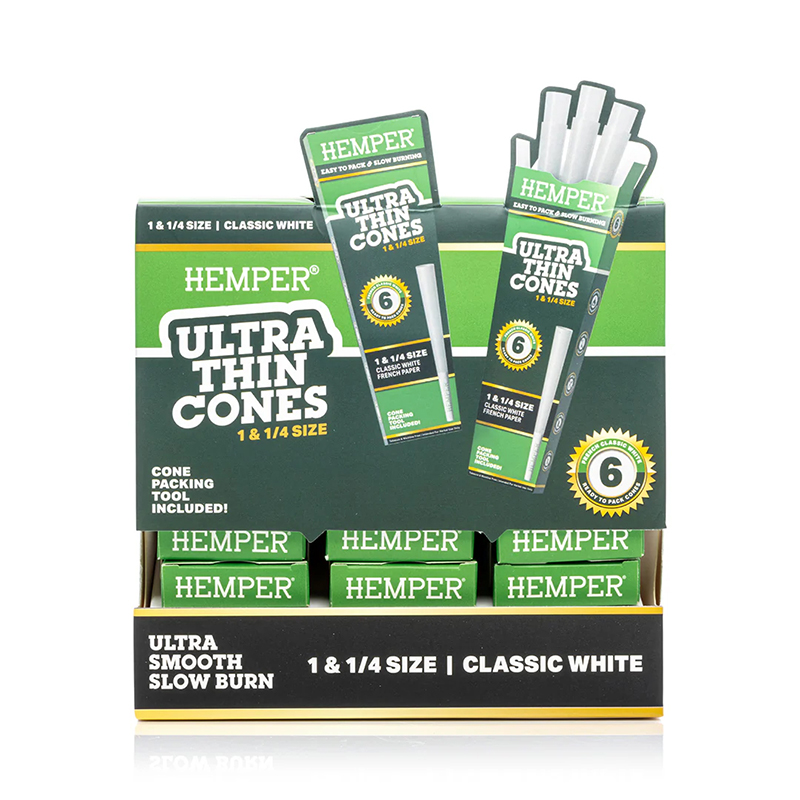 HEMPER - 84 mm Mites Classic White 6pk (Display 24 Stück) 3 HEMPER - 84 mm Mites Classic White 6pk (Display 24 Stück)
