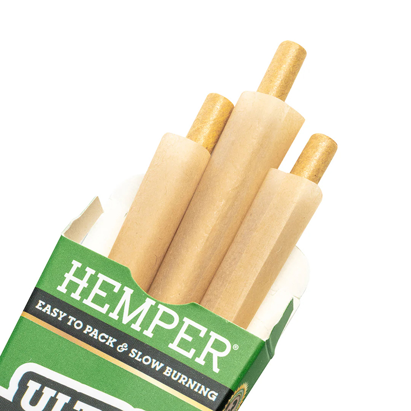 HEMPER - King Size Ultra Thin Cones Unbleached 3pk (Display 24 Stück)