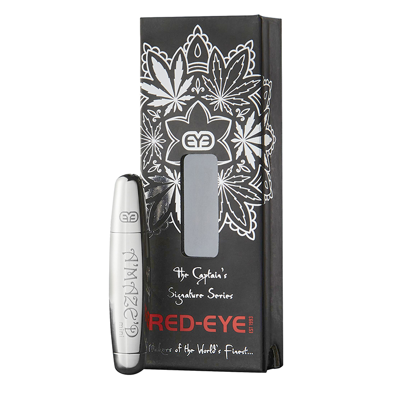Red Eye Amazed Pfeife Mini Titanium