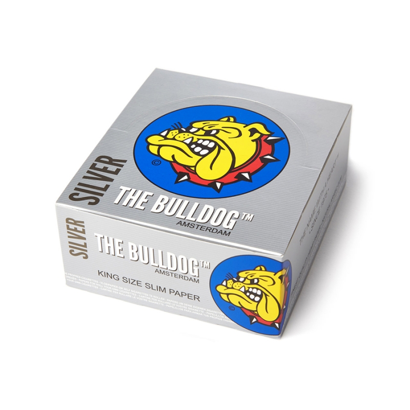Paper The Bulldog King Size Slim Silver (50 Heftchen)