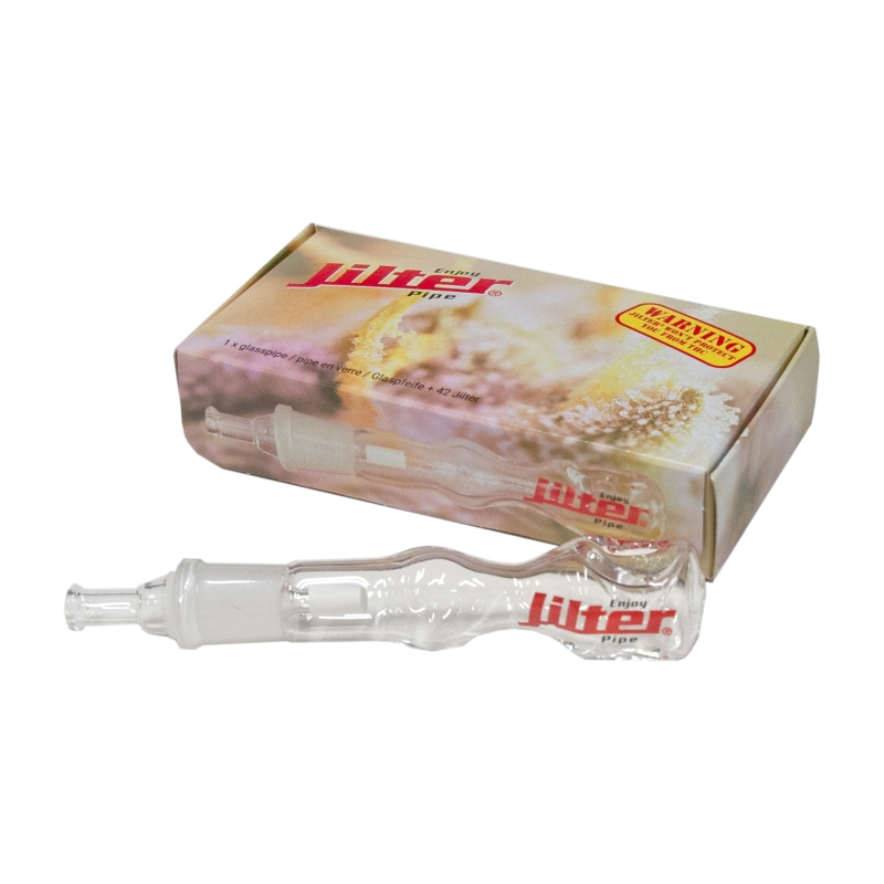 Jilter Pfeife Glas (Inkl. 42 Jilter)