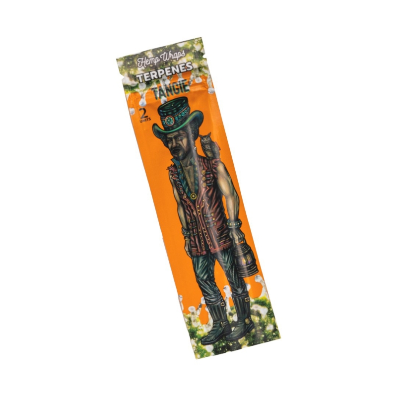 Lion Rolling Circus Hemp Wrap Terpene Tangie (Display 25 Sobres)