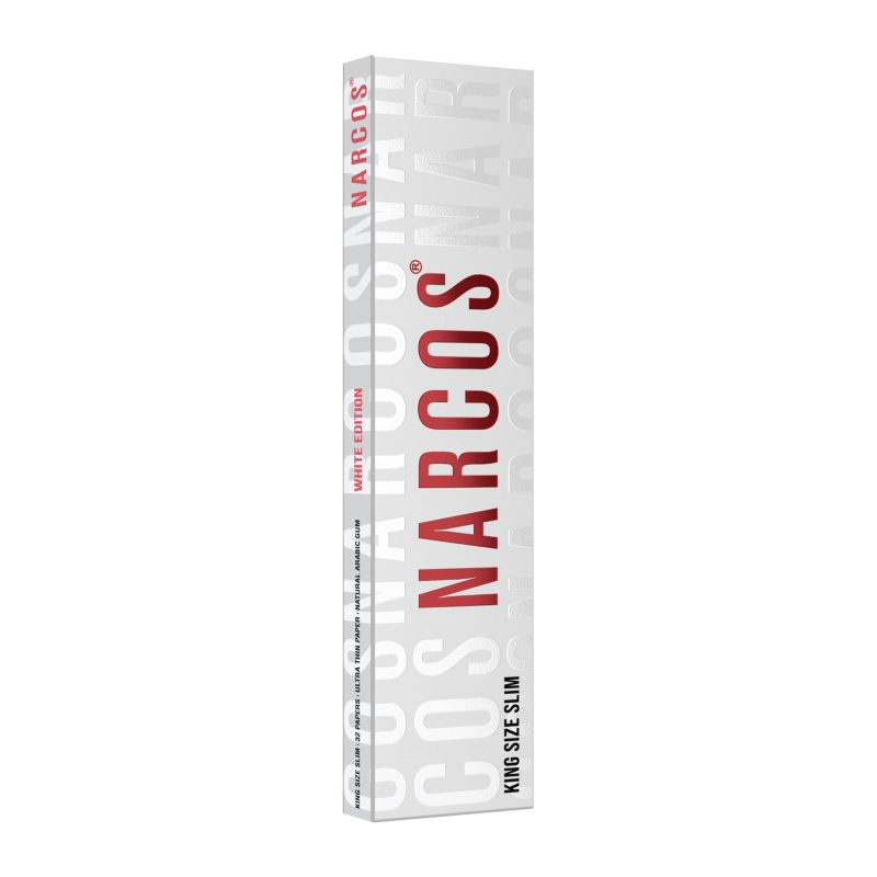 Paper Narcos King Size Slim Weiß (50 Heftchen) 3 Paper Narcos King Size Slim Weiß (50 Heftchen)