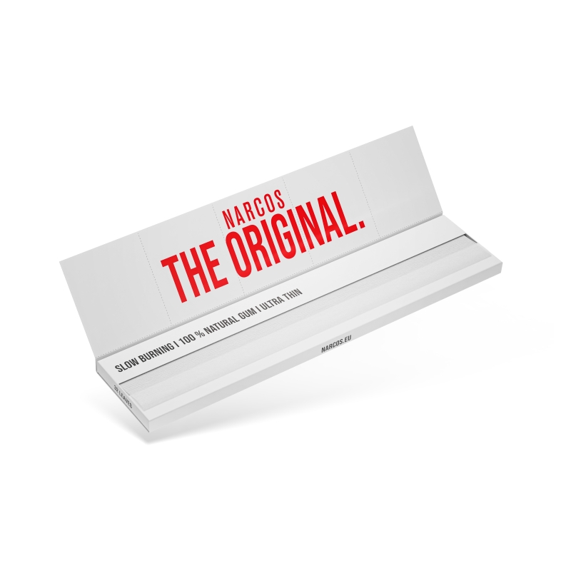 Paper Narcos King Size Slim Weiß (50 Heftchen) 4 Paper Narcos King Size Slim Weiß (50 Heftchen)