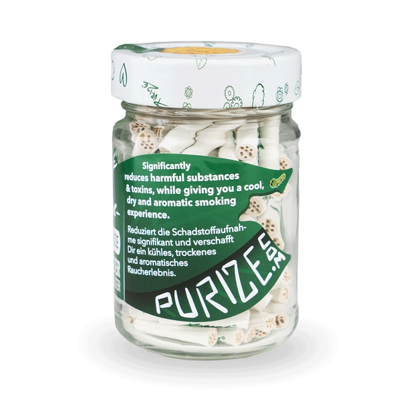 Filters Purize Xtra Slim (100 Stück / Tarro Glas) Weiß 2 Filters Purize Xtra Slim (100 Stück / Tarro Glas) Weiß