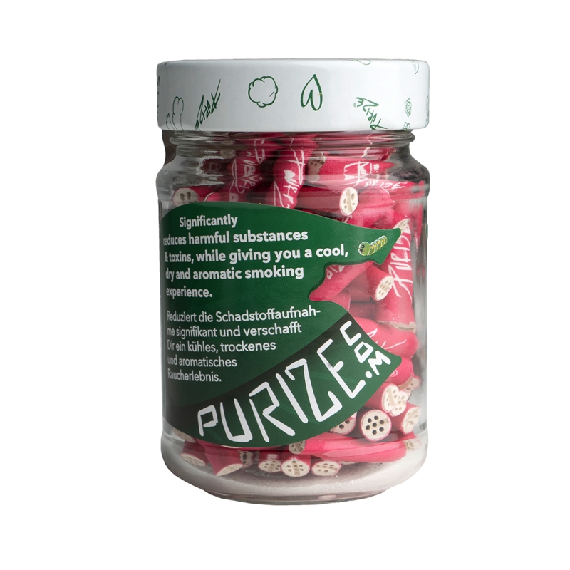 Filters Purize Xtra Slim (100 Stück / Tarro Glas) Rosa 2 Filters Purize Xtra Slim (100 Stück / Tarro Glas) Rosa