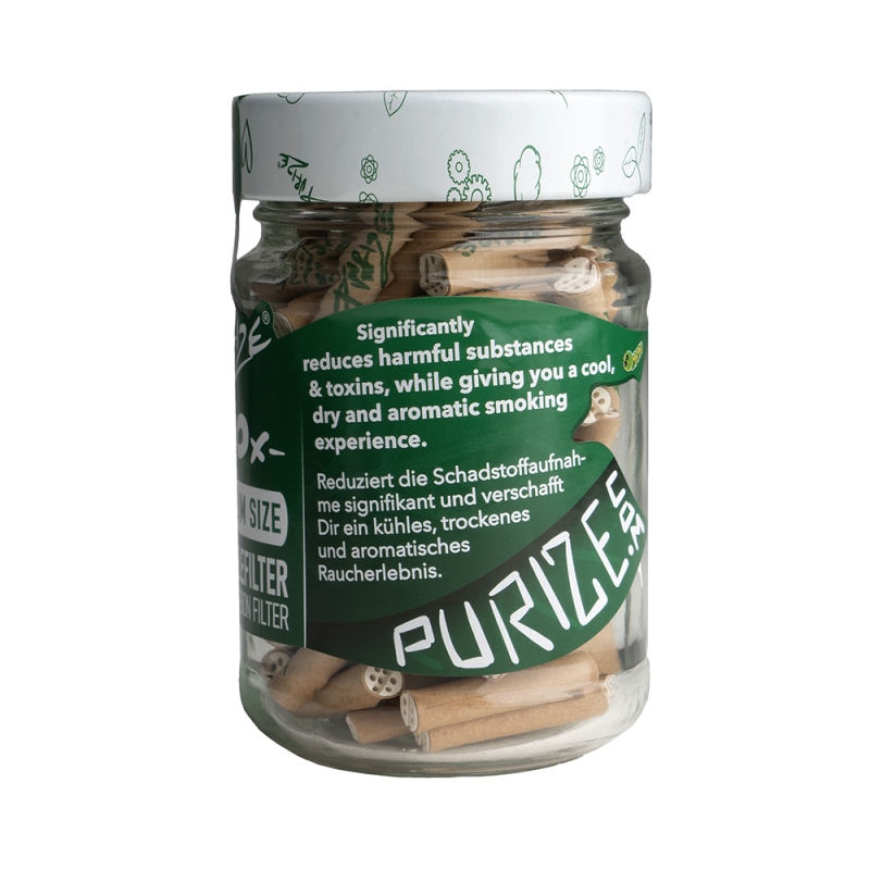 Filters Purize Xtra Slim (100 Stück / Tarro Glas) Organic 2 Filters Purize Xtra Slim (100 Stück / Tarro Glas) Organic