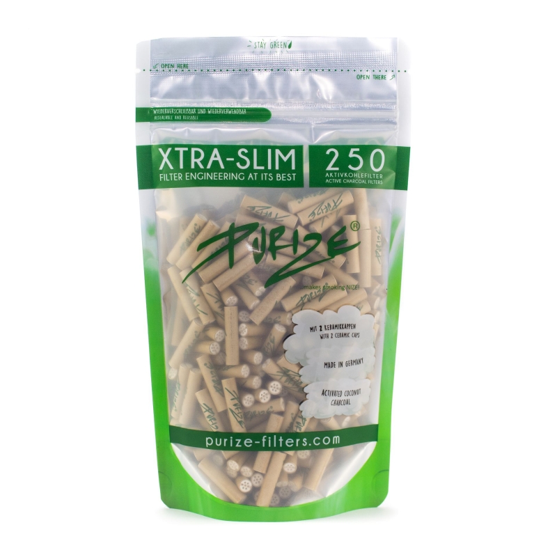 Filters Purize Xtra Slim (250 Stück / Beutel) Organic