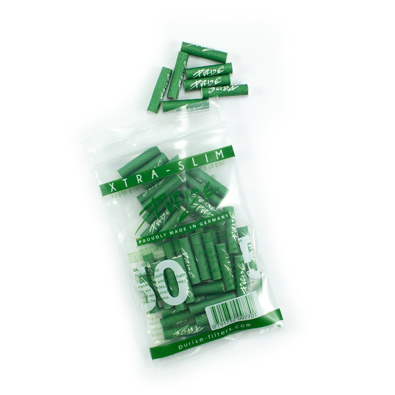Filters Purize Xtra Slim (50 Stück / Beutel) Grün