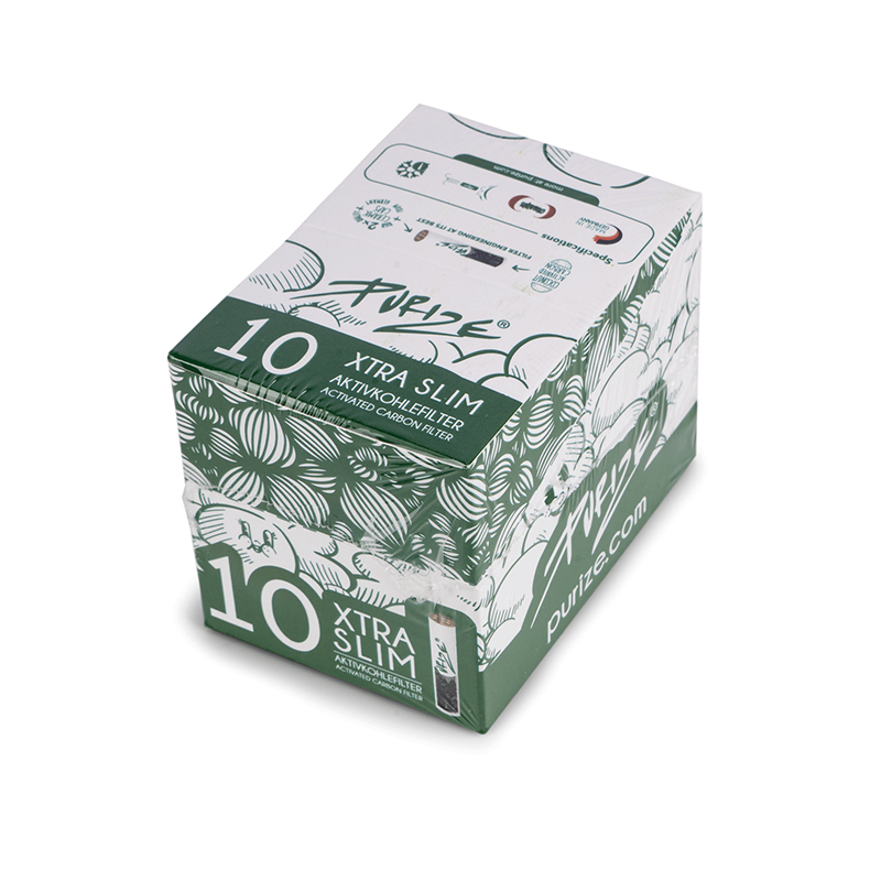Filters Purize Xtra Slim (10 Stück / Box) Weiß (Pack 20 Boxs)