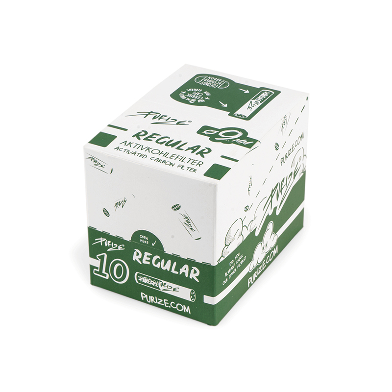 Filters Purize Regular Size (10 Stück / Box) Weiß (Pack 20 Boxs)