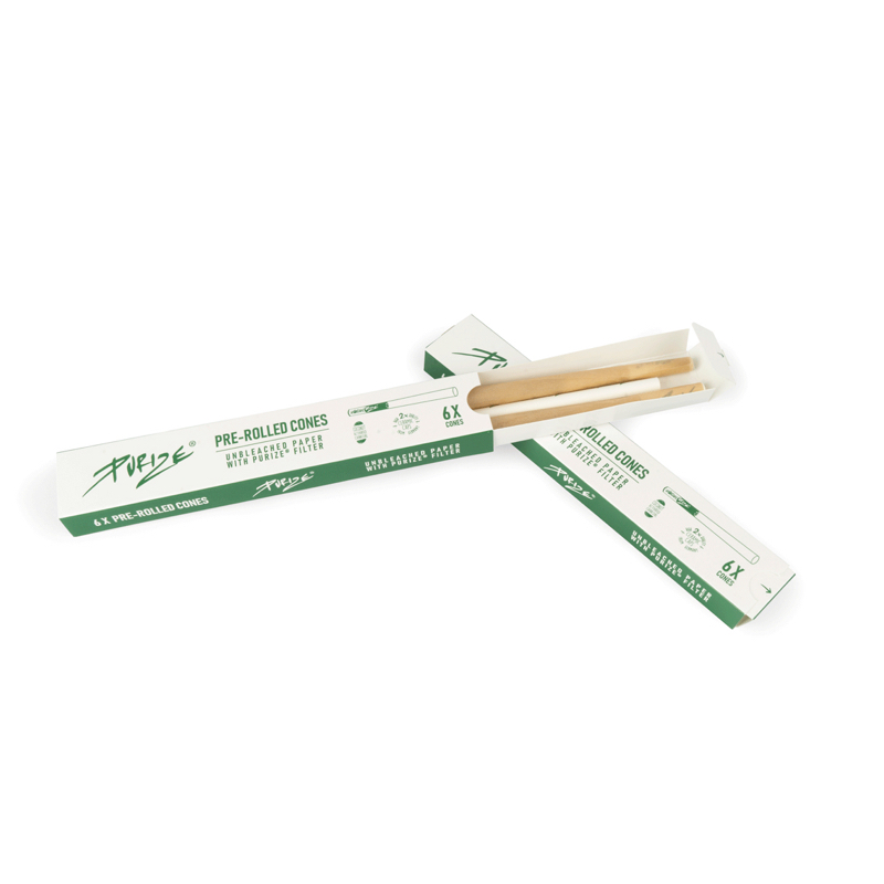 Purize Pre-Rolled Cones (Box / 6 Stück) Weiß (Pack 20 Boxes)