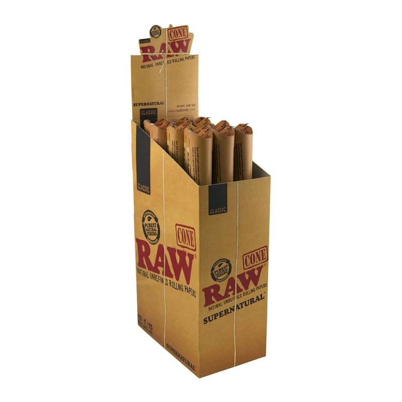 RAW Giga Cone Supernatural 15 Stück
