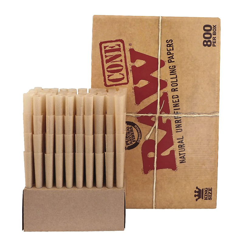 RAW Cones King Size Classic Box 800pcs