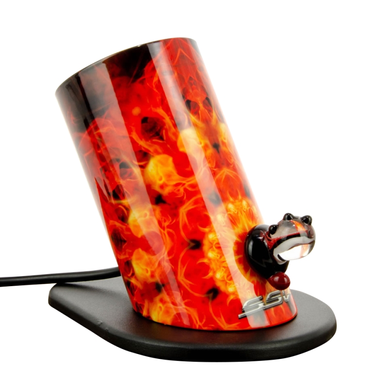 Vaporizer Elev8 Silver Surfer (Ssv) Wave Rider - Burning Lotus mit Transparent Aroma Top