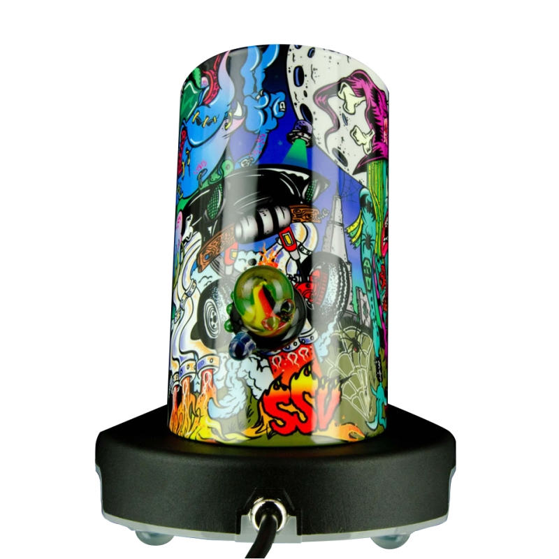 Vaporizer Elev8 Super Surfer 2.0 WRS Black Widow mit Aroma Top Blau + Beutel