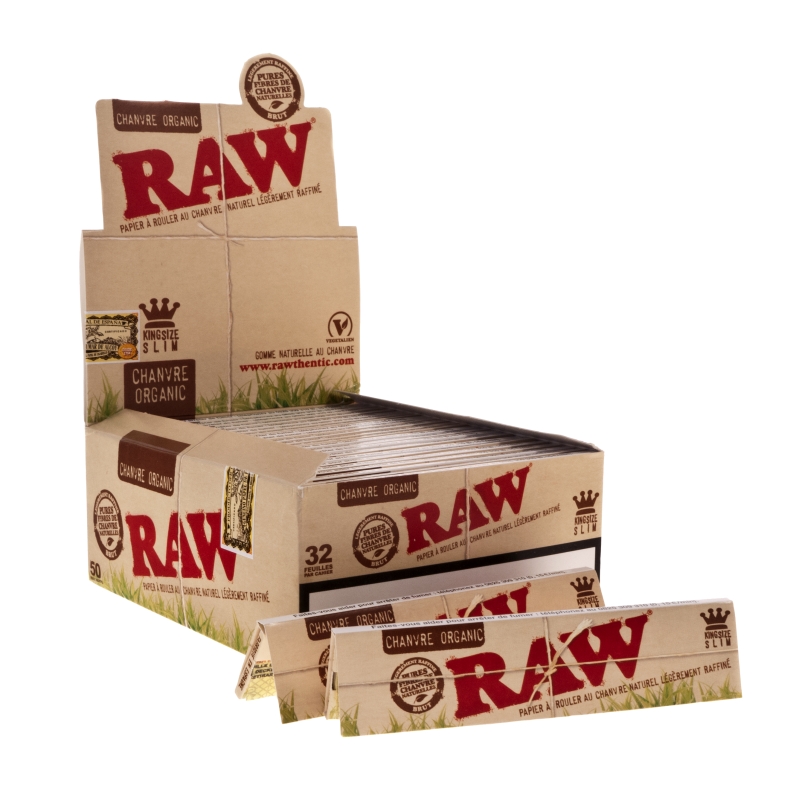 Paper RAW Ks Slim Organic (50 Heftchen)
