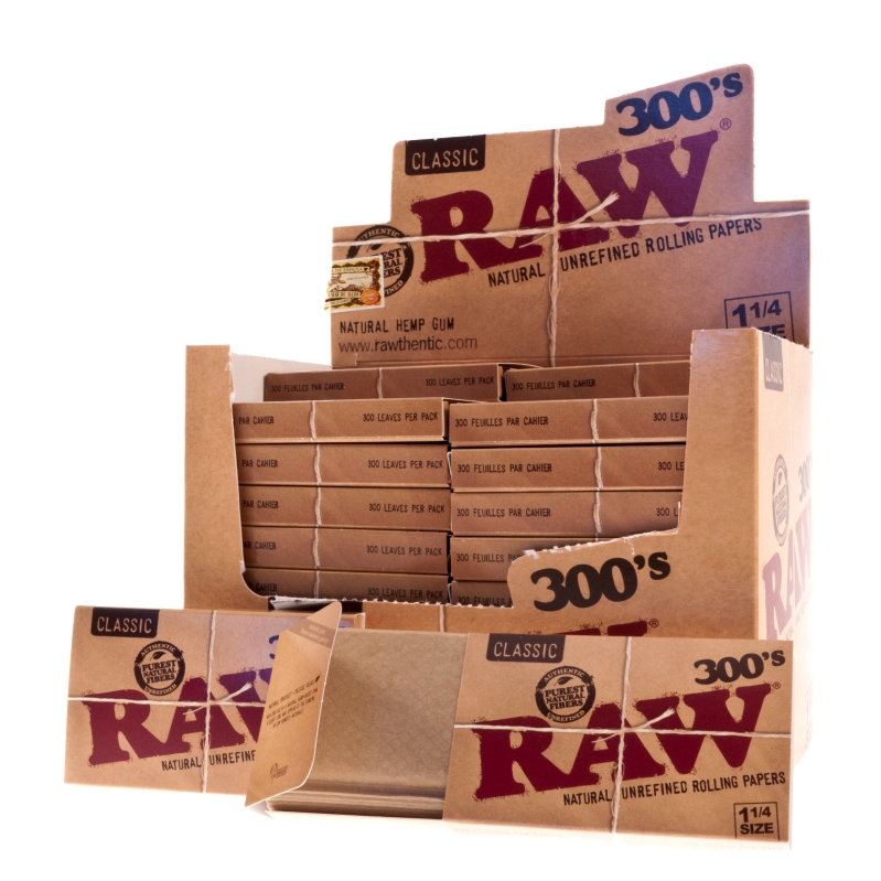 Paper RAW 1 1/4 (300 Paperillos) 40 Heftchen