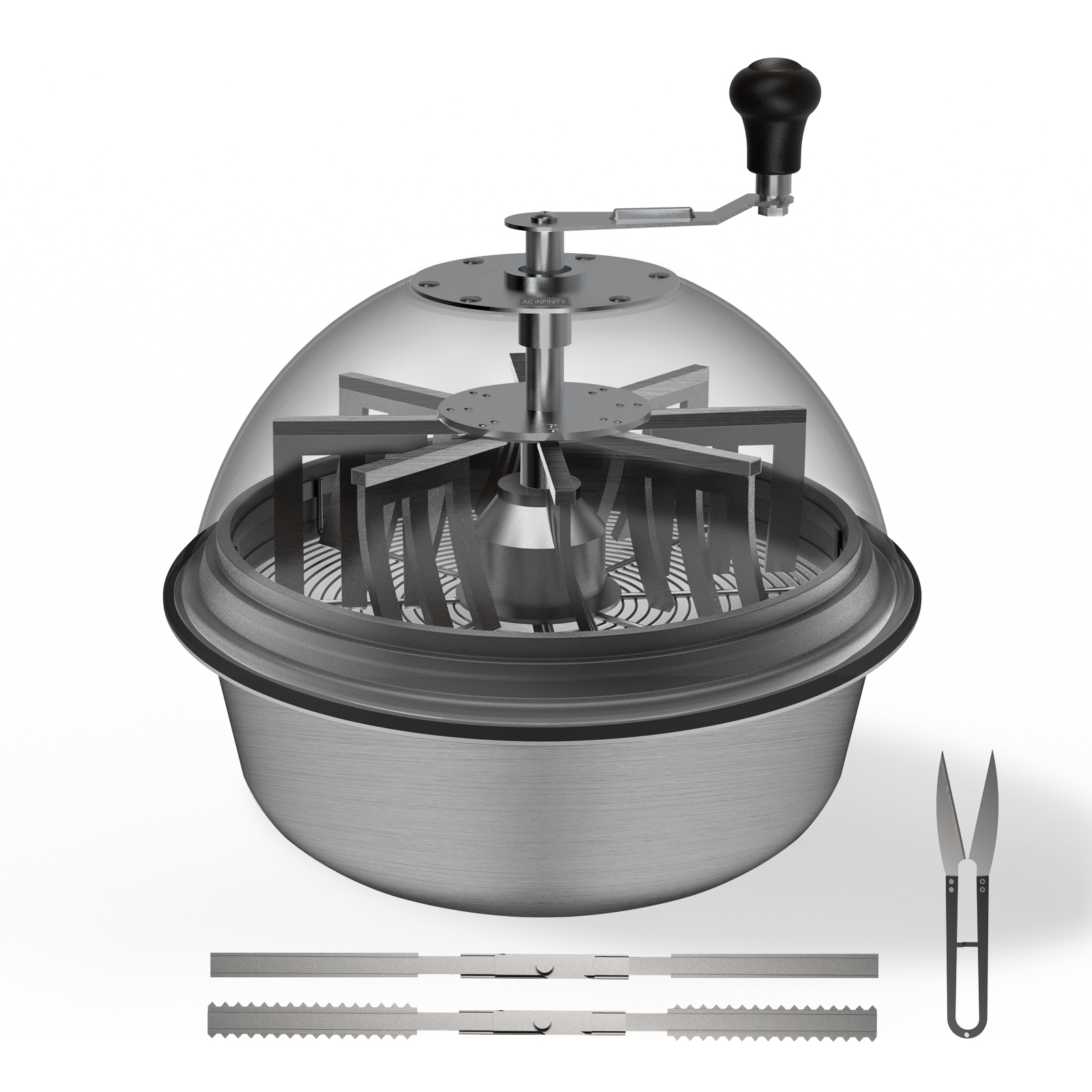 AC Infinity AC-BTA16 manueller Bowl-Trimmer, 16 Zoll