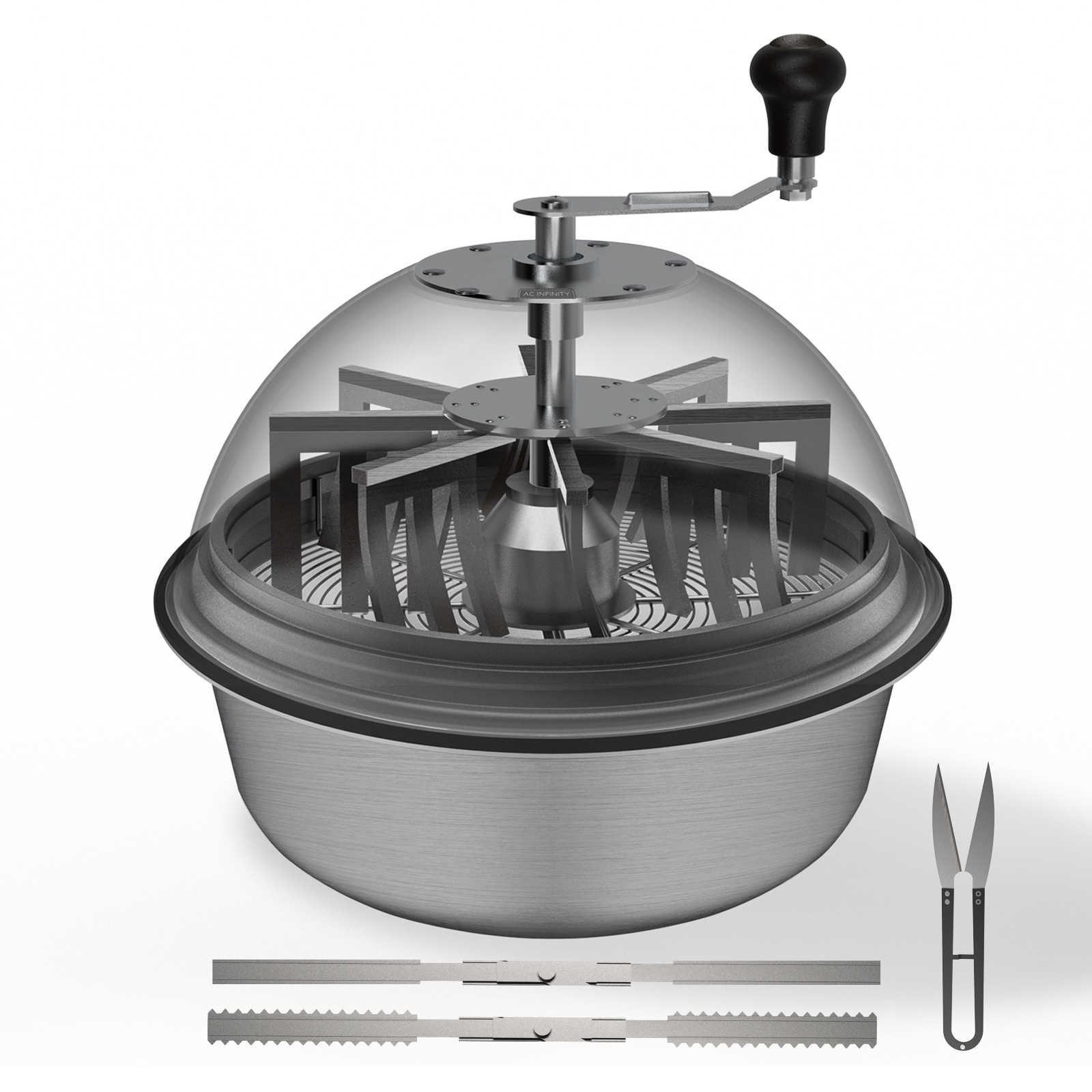 AC Infinity AC-BTA19 manueller Bowl-Trimmer, 19 Zoll