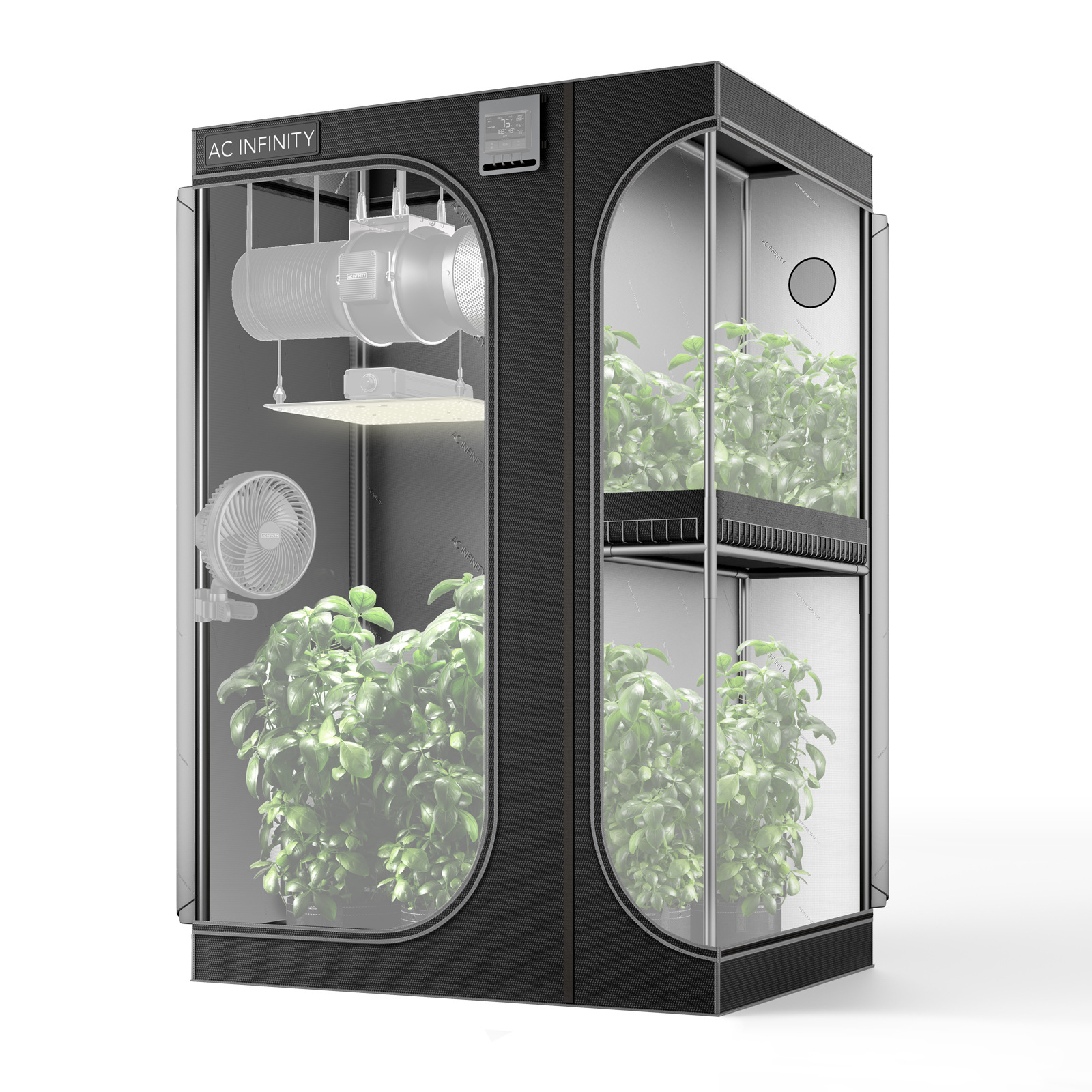 AC Infinity CLOUDLAB 743D 2-in-1-Growzelt, 120 x 90 x 180 cm (Gen3)