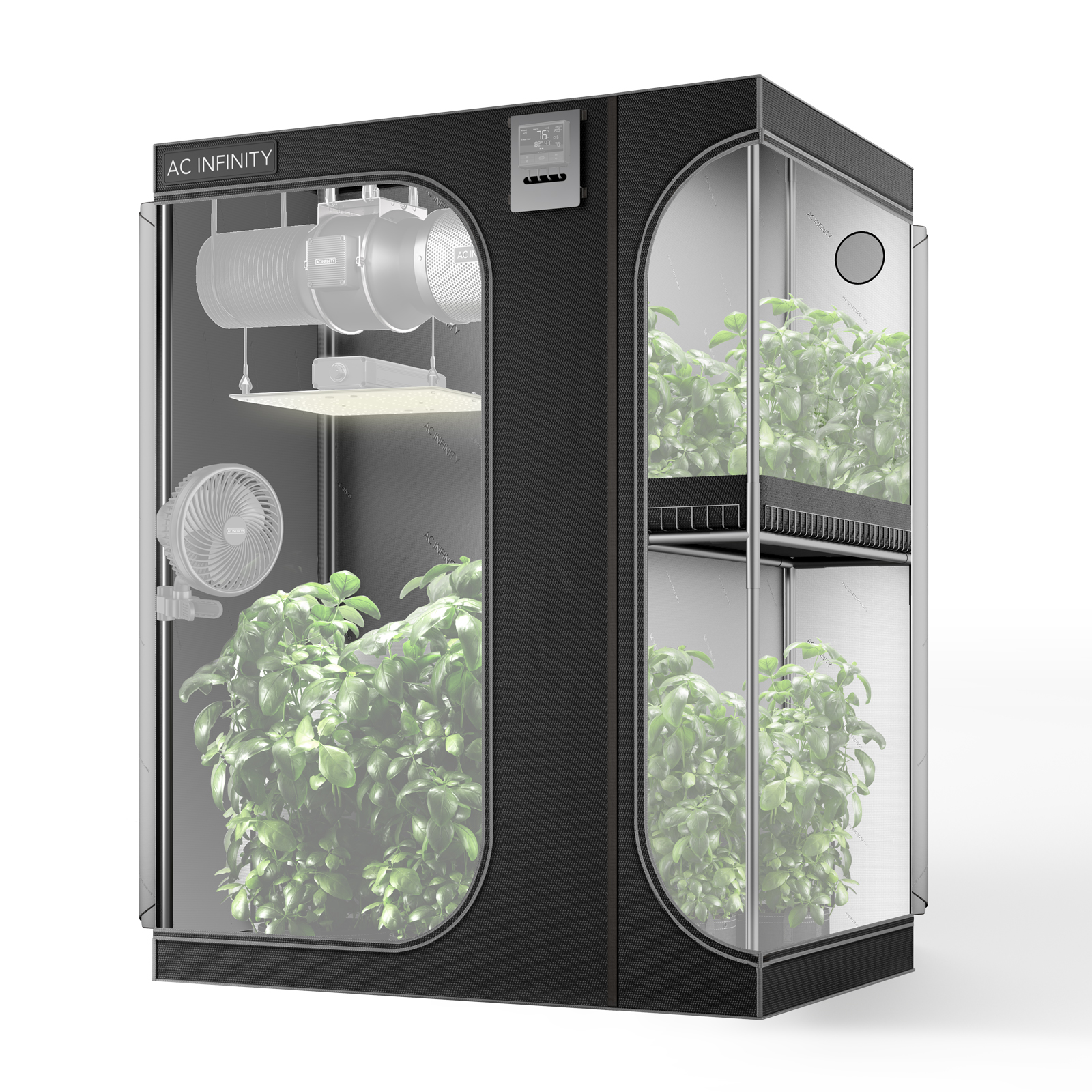 AC Infinity CLOUDLAB 864D 2-in-1-Growzelt, 150 x 120 x 200 cm
