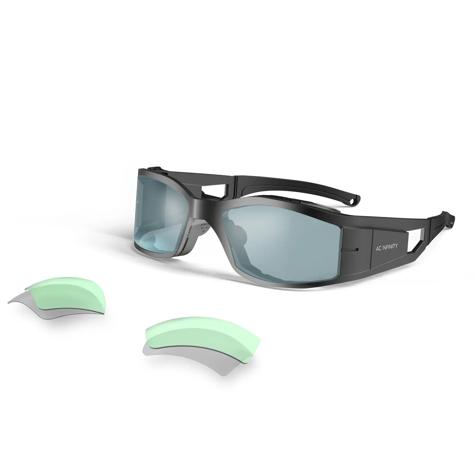 AC Infinity AC-UGA3 Growbrille mit drei Wechselglas-Sets