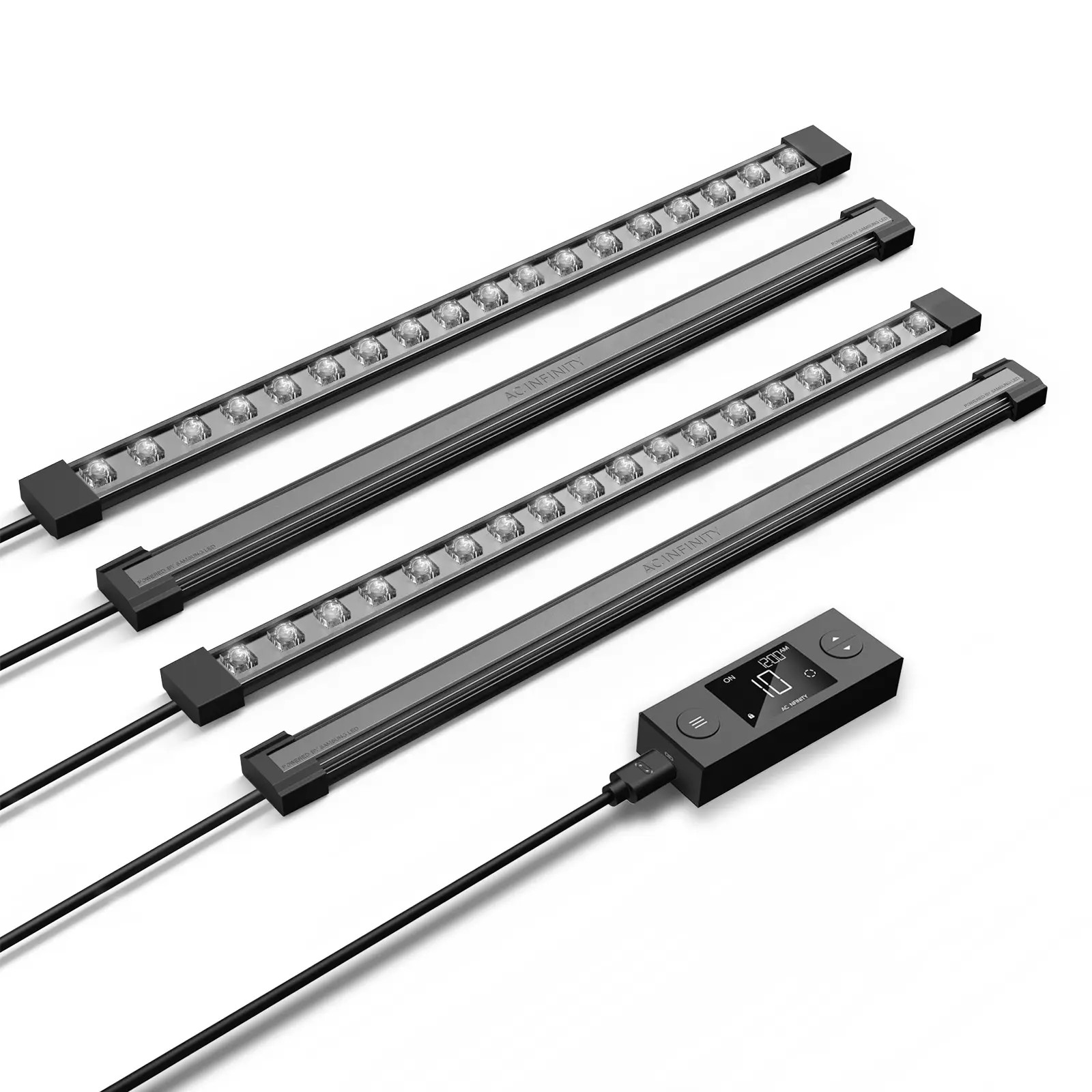 AC Infinity IONBEAM S16 Vollspektrum-LED-Leisten, 4er-Set, je 40,6 cm