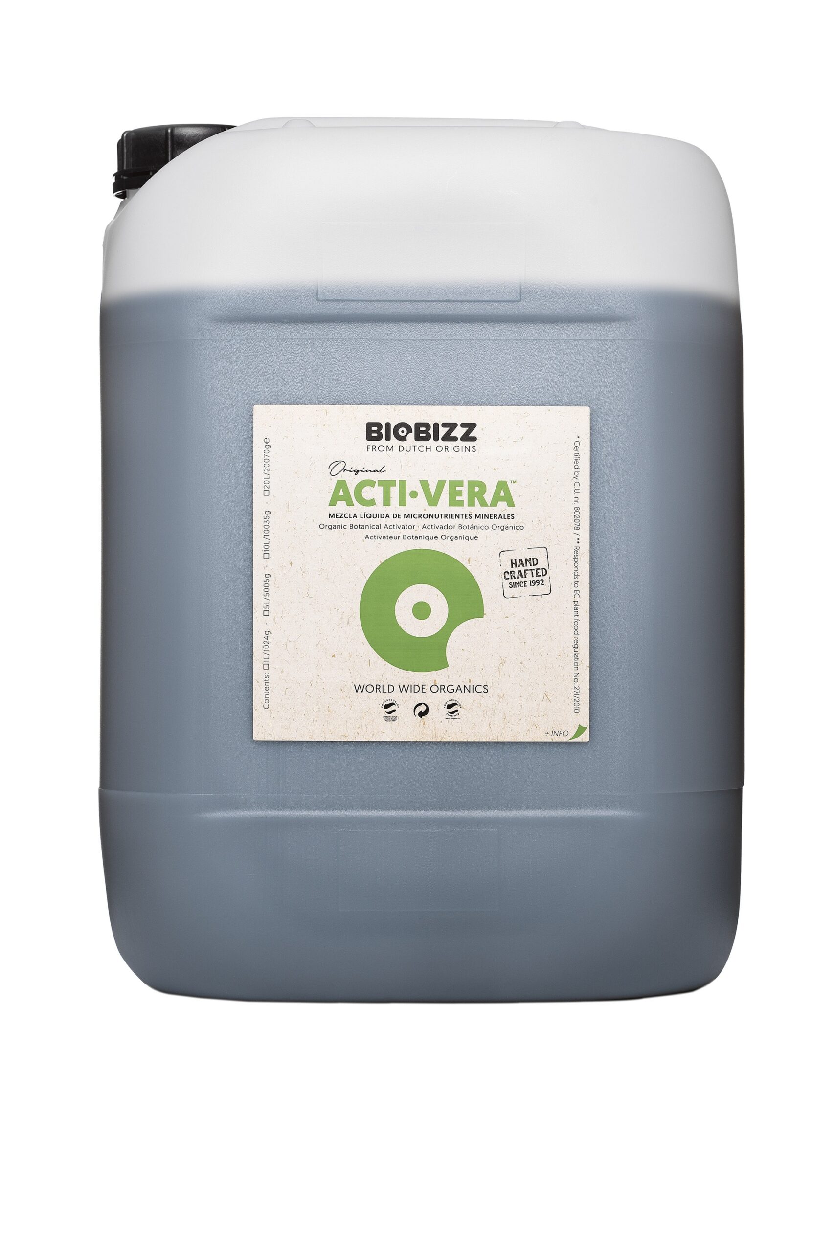 BioBizz Acti·Vera Pflanzenaktivator 20 l