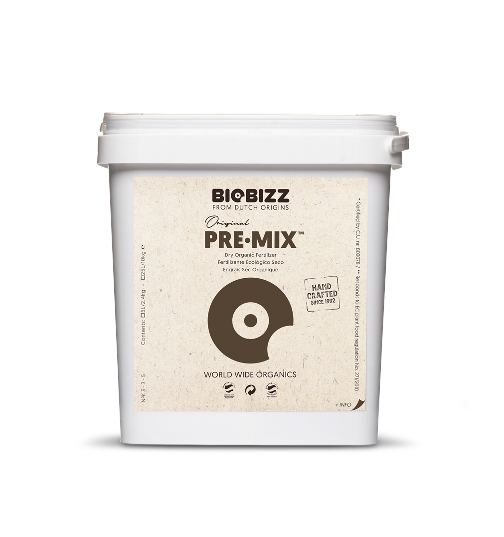BioBizz Pre·Mix organischer Trockendünger 5 l (Palette) - Abbildung des Einzelgebindes