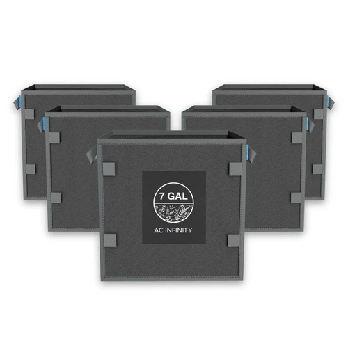 AC Infinity Stofftöpfe, quadratisch, 26,5 l, 5er-Pack